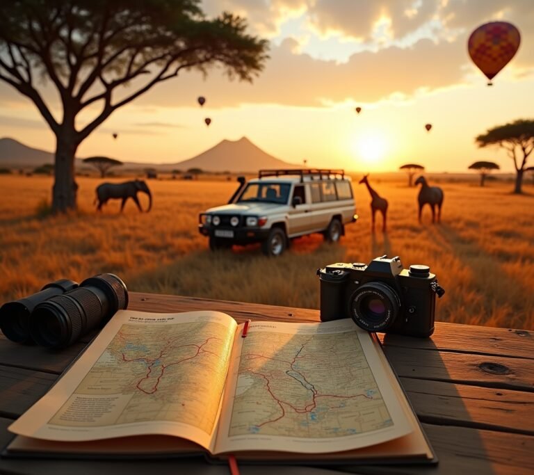 Wildebeest migration Kenya savanna