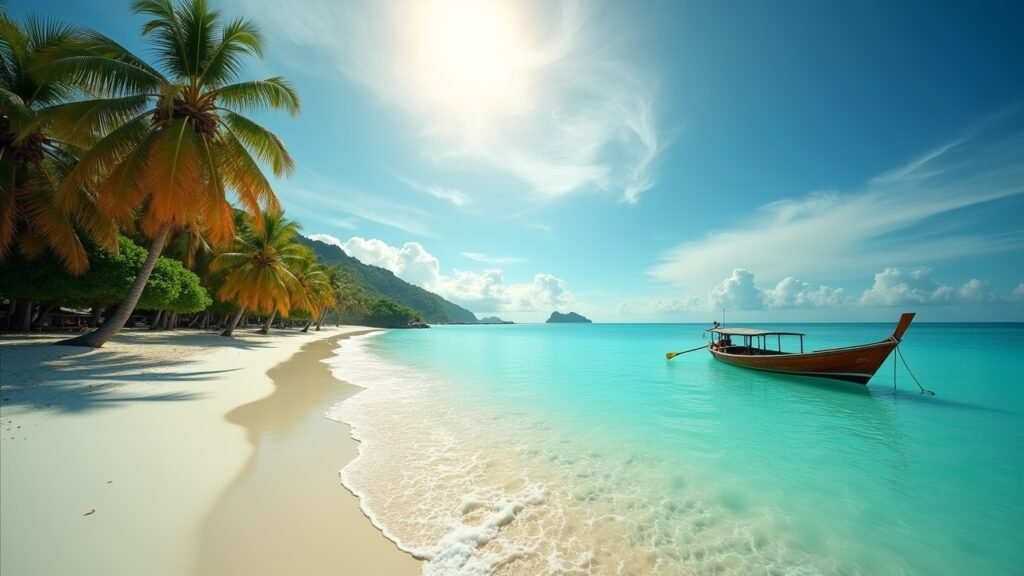 Zanzibar turquoise beach Tanzania