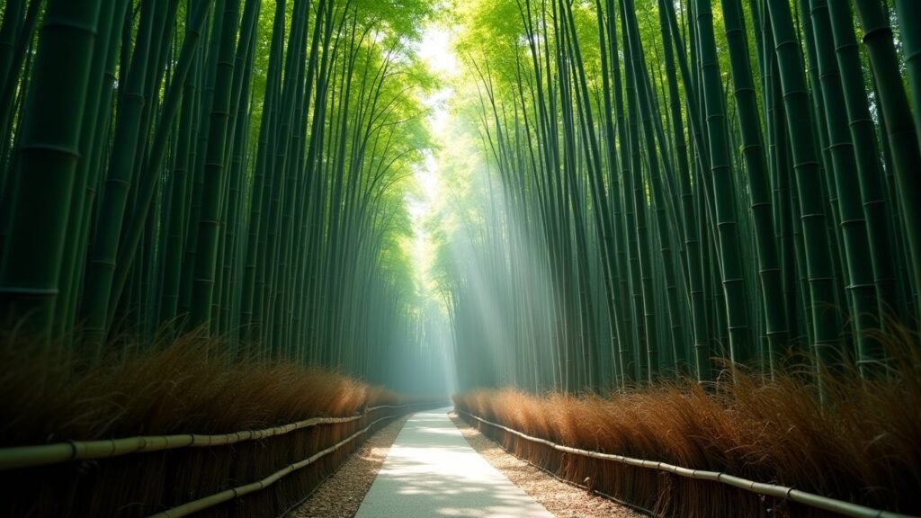 Arashiyama bamboo grove Kyoto