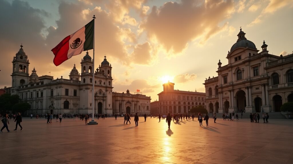 Mexico City Zocalo square