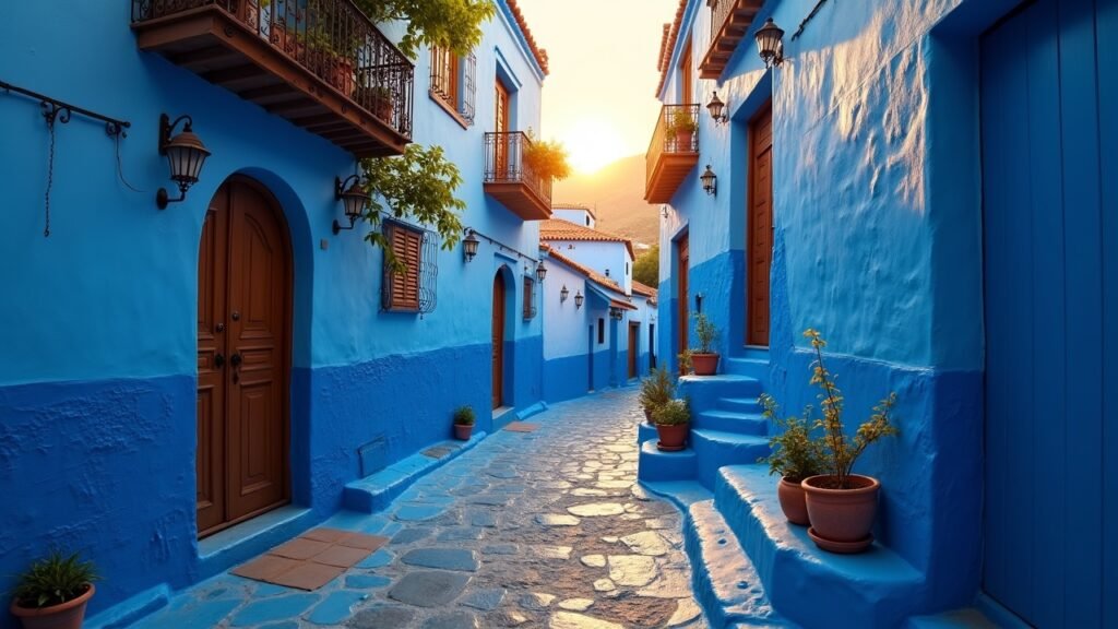 Blue city Chefchaouen Morocco