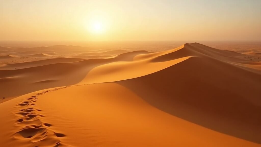 Sahara Desert sand dunes Morocco