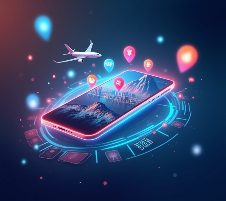 Smartphone with multiple travel apps