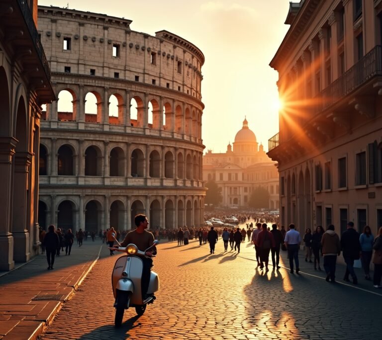 Colosseum exterior Rome daytime