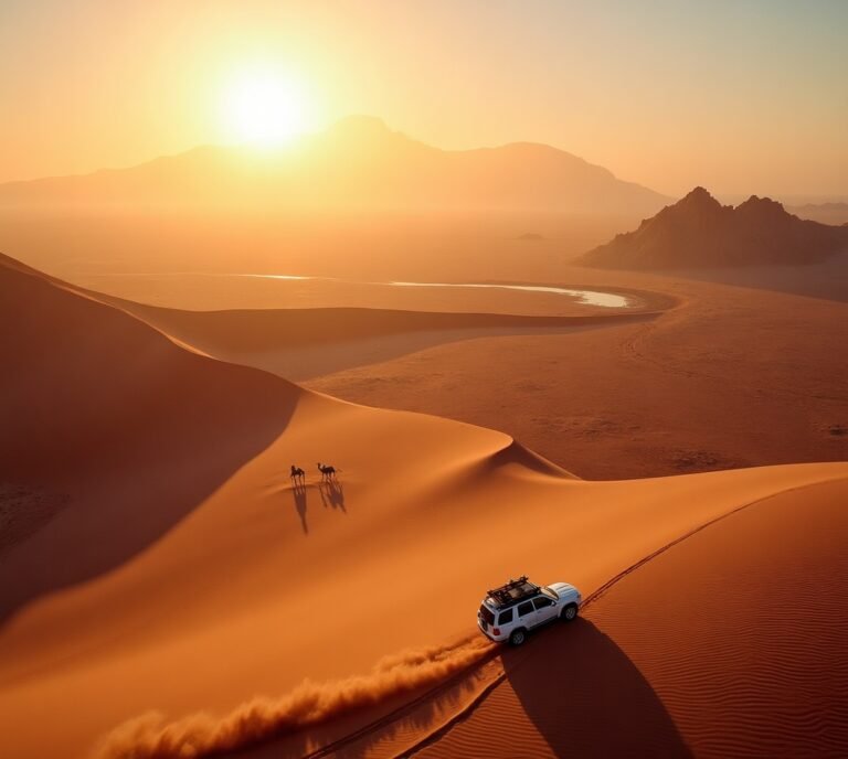 Sossusvlei red sand dunes Namibia